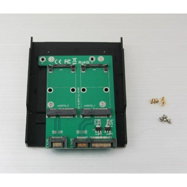 SSD 변환 컨버터 mSATA to SATA 변환 컨버터 3.5
