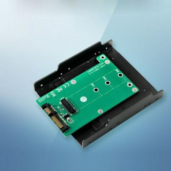 SSD 변환 컨버터 mSATA 사이즈 변환 컨버터 3.5in