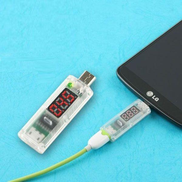 마이크로 USB 포트 테스터기 전류 전압 신호 측정기