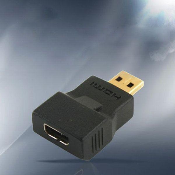 HDMI 변환 젠더 Mini HDMI M HDMI F 커넥터 변환 젠더