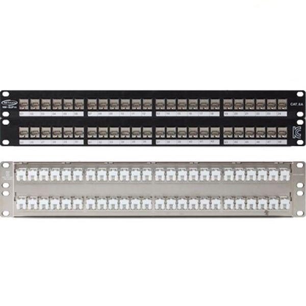 넷메이트 키스톤잭 판넬 2U 모듈 CAT6A STP 48포트