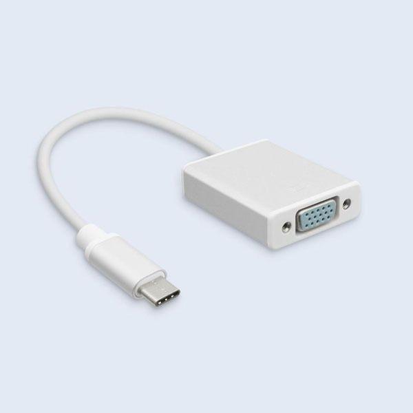 USB 3.1 컨버터 TypeC Type C VGA 변환 컨버터 20cm