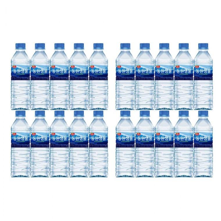 20개 500ml 동원샘물 먹는샘물