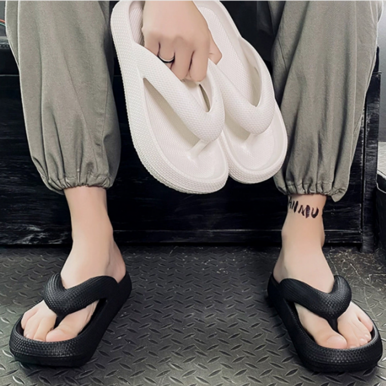 쪼리 2컬러 심플 베이직 에어쿠션 데일리 여성