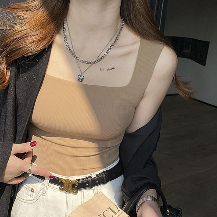 브라캡 스퀘어넥 이너웨어 나시티 여성용