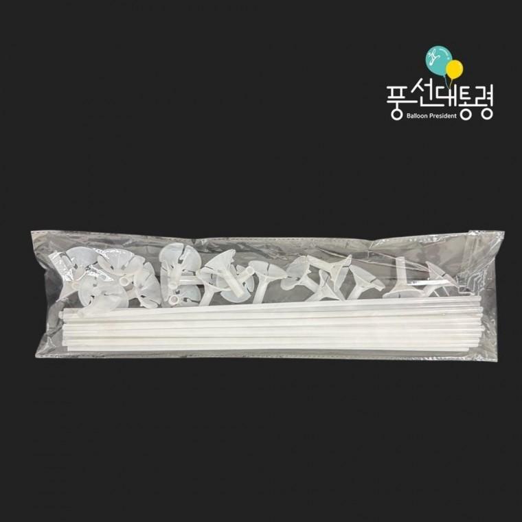 컵스틱 풍선대 20PX 50세트 행사용 풍선대접재료