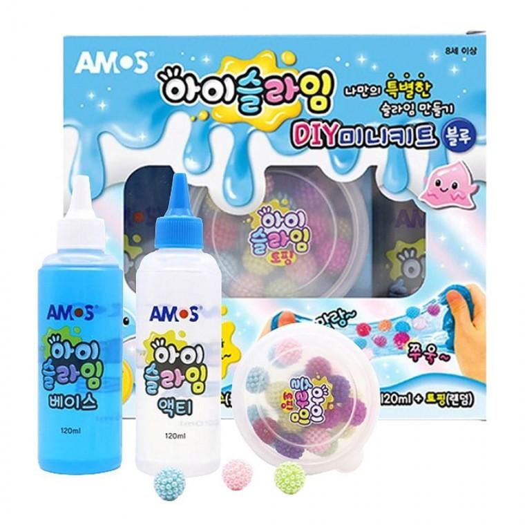 액티 1P 미니 키트 DIY 블루 베이스 아이슬라임 토핑