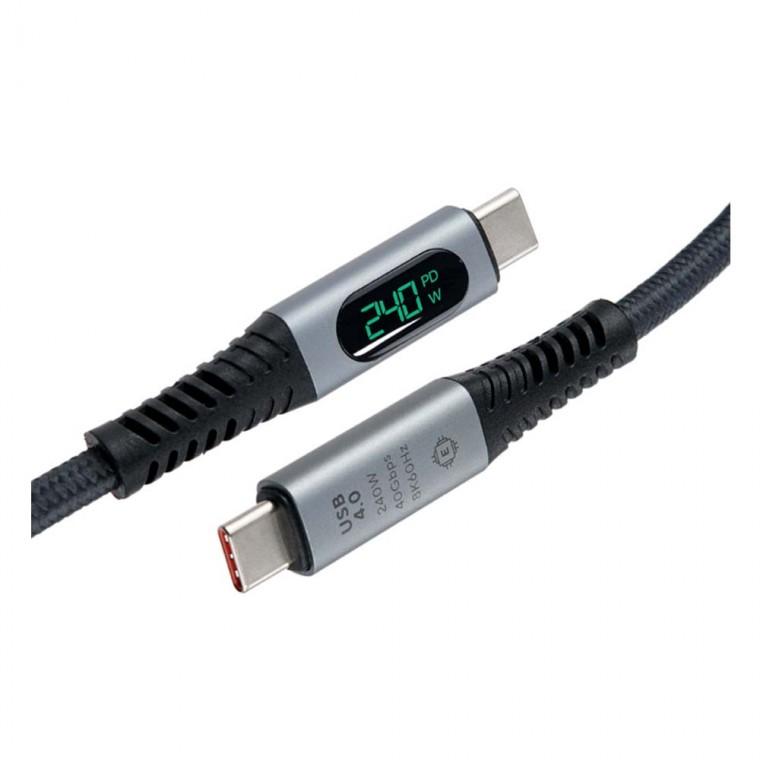8K USB 4.0 C타입 케이블 1M 40Gbps 스마트폰 노트북 데이터전송 240W 48V 5A