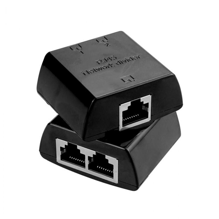 RJ45 이더넷 송수신 분배기 네트워크 케이블 노트북 PC