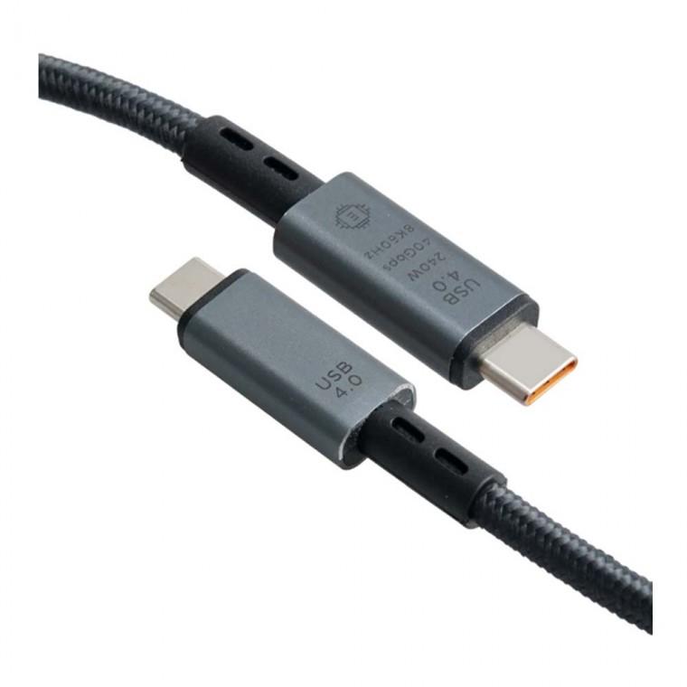 8K USB 4.0 C타입 케이블 40Gbps 240W PD 고속충전 전송 고화질 영상 스마트폰 노트북