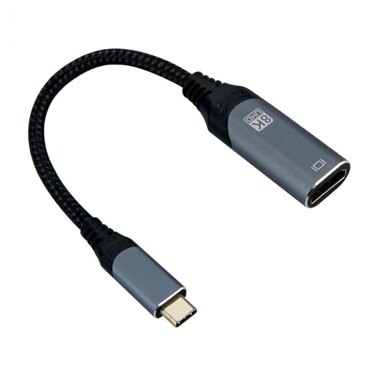 8K 4K USB 3.1 C TYPE HDMI 컨버터 20cm 48Gbps 노트북 연결 모니터 TV 프로젝터 미러링 고화질 영상 음성