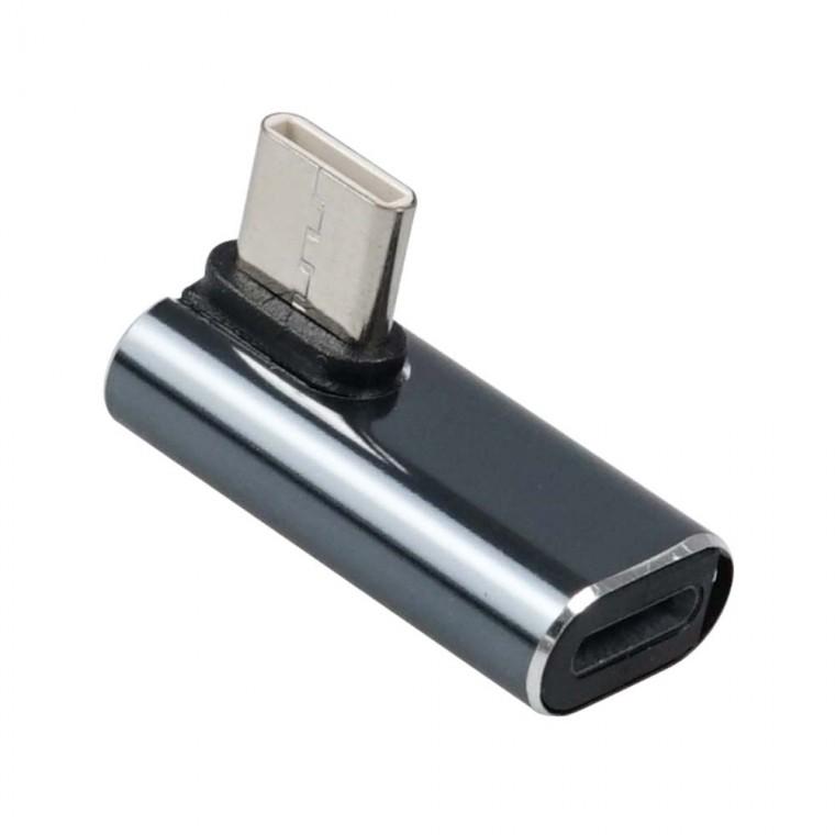 USB 3.1 C TYPE iOS핀 고속충전 지원 꺾임형 젠더 노트북 태블릿 스마트폰 PD 27W 9V 3A