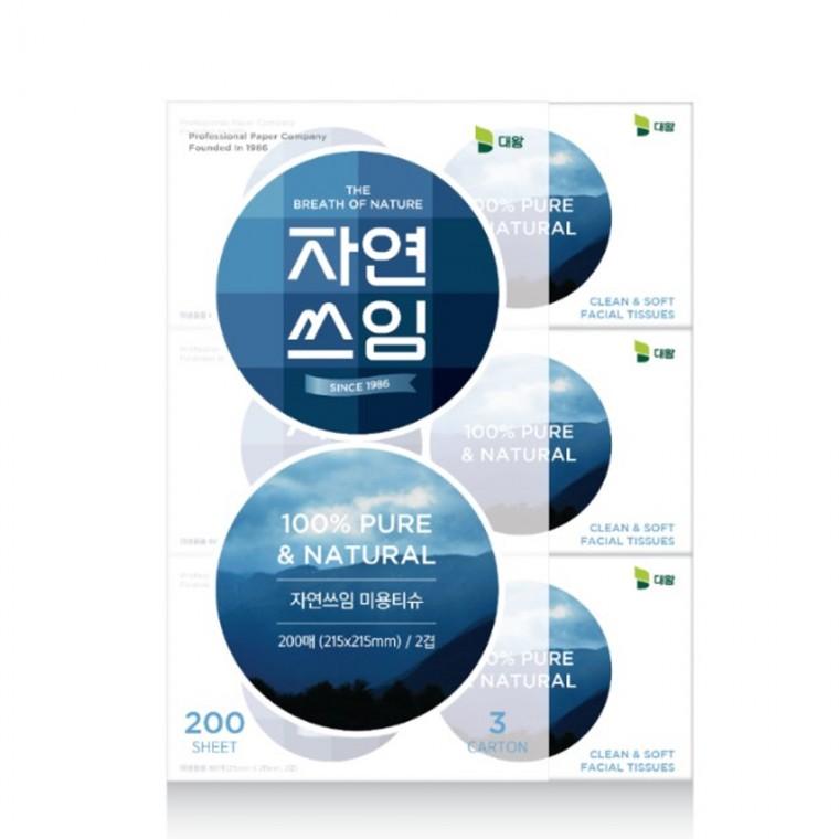펄프 미용티슈 갑티슈 각티슈 미용화장지 자연쓰임