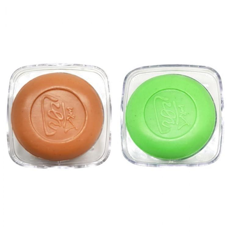 녹차 미인도 때비누 황토 110g 1+1 녹차 비누 때 미인 세정제 황토