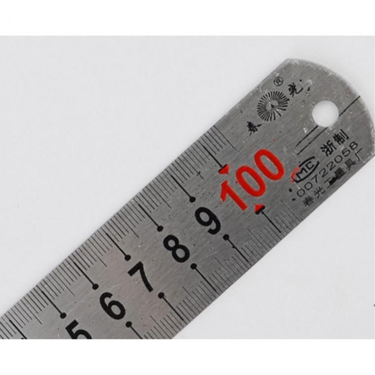 측정용 쇠자 스틸자 스텐 철자 눈금자 100cm 목공재단