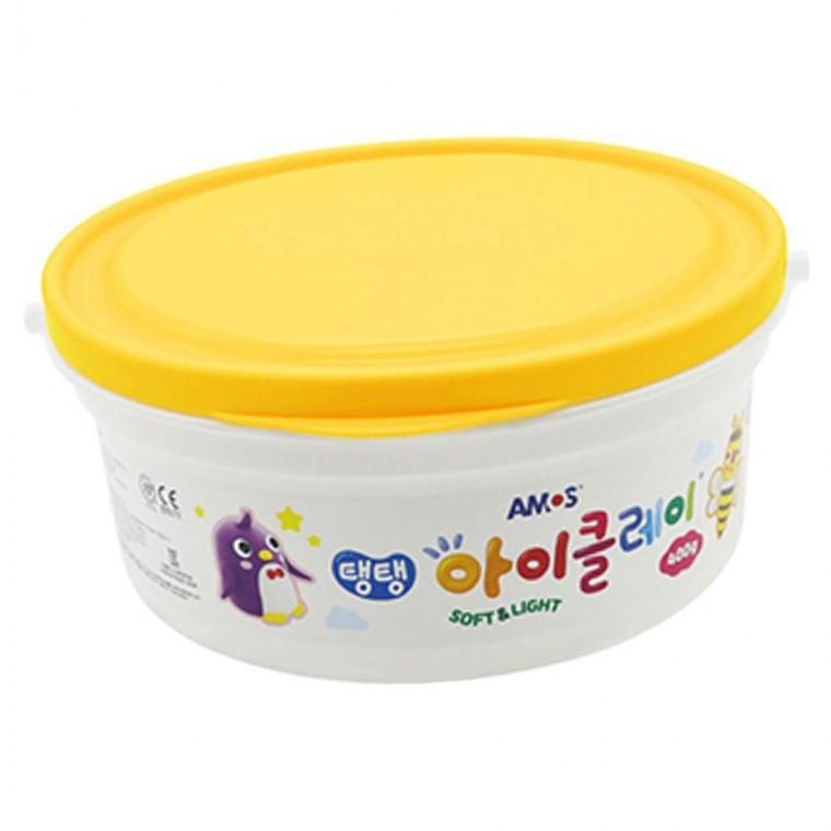 아이클레이 1P 버킷 대용량 점토 400g 노랑 클레이