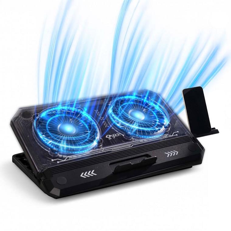 지클릭커 콜드마스터 NC30 쿨링패드 게이밍 RGB 노트북 쿨러 거치대