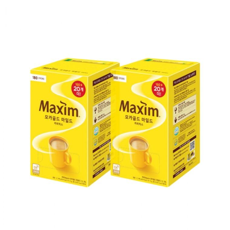 동서 맥심 모카골드 마일드 커피믹스 180T X 2개