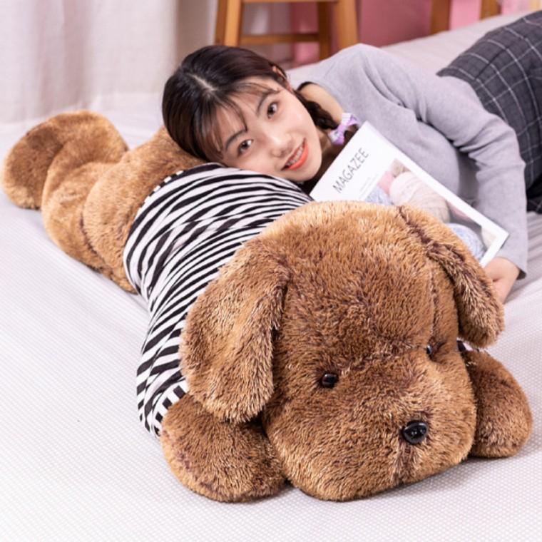 바디필로우 빅퍼피 롱쿠션 인형 강아지 동물