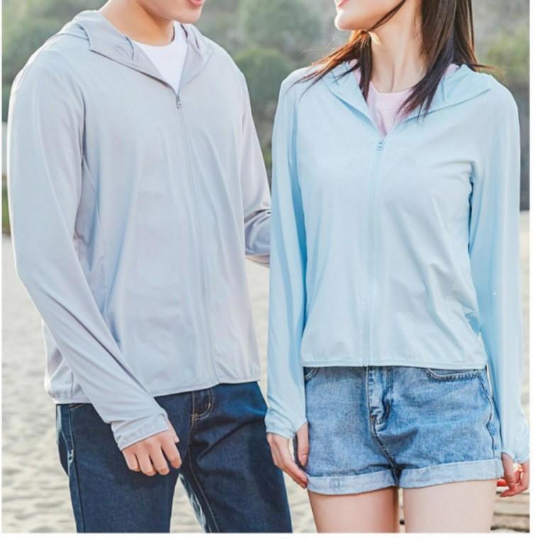 여성 썸머룩 후드집업 XL 쿨링점퍼 스카이 인기상품 쇼핑추천