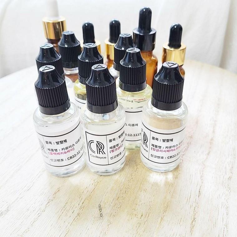 국산 차량용 방향제 자동차 디퓨저 리필액 30ml 10종