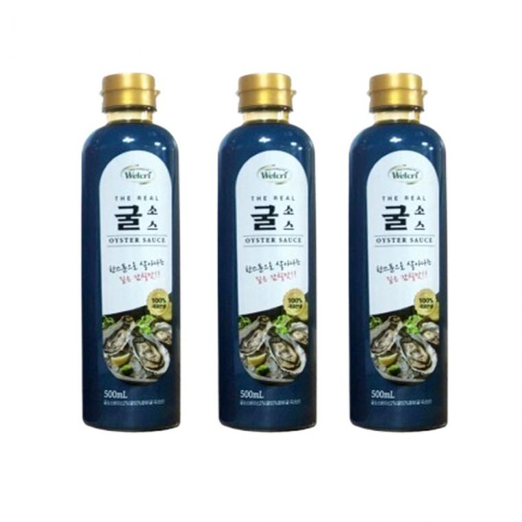 홀렌 맛더한 더리얼 굴소스 만능소스 500g 3개