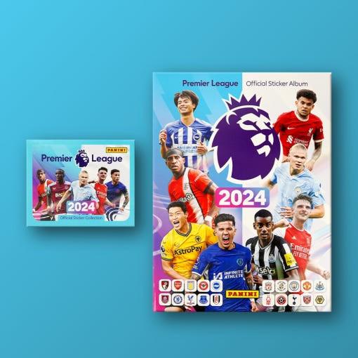 [무료배송]파니니 축구카드 EPL 2024 스티커 앨범 스티커팩 DP 50입 세트