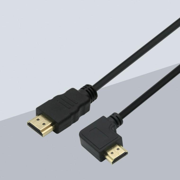 HDMI 케이블 모니터 케이블 고화질 영상 케이블 우향