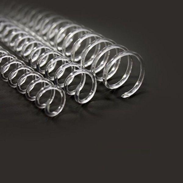 투명 코일링 제본링 제본 스프링 부속 3대1 8mm 1kg
