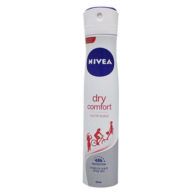 니베아 데오드란트 스프레이 200ml 겨땀 냄세 제거 F