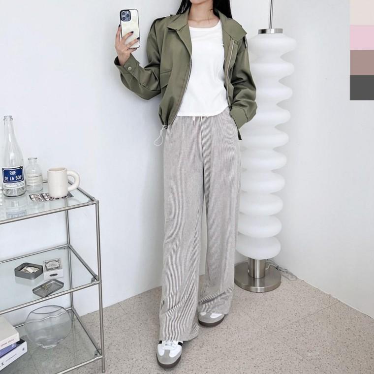 HL] 바지 여자 밴딩 팬츠 스판 원마일웨어 홈웨어