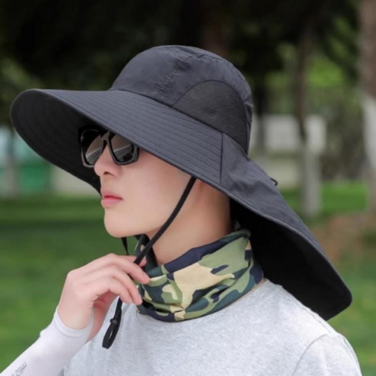 아웃도어 와이드챙 끈조절 등산모자 넓은챙모자