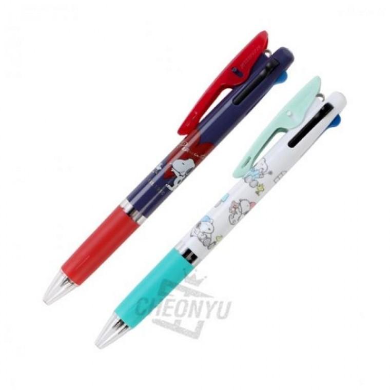 3색 스누피 볼펜 제트스트림 0.5mm