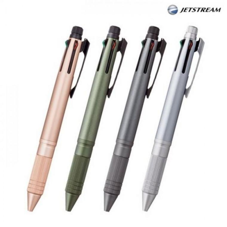 볼펜 에디션 샤프 멀티펜 필기구 제트스트림 다색 메탈 0.5mm 4&1