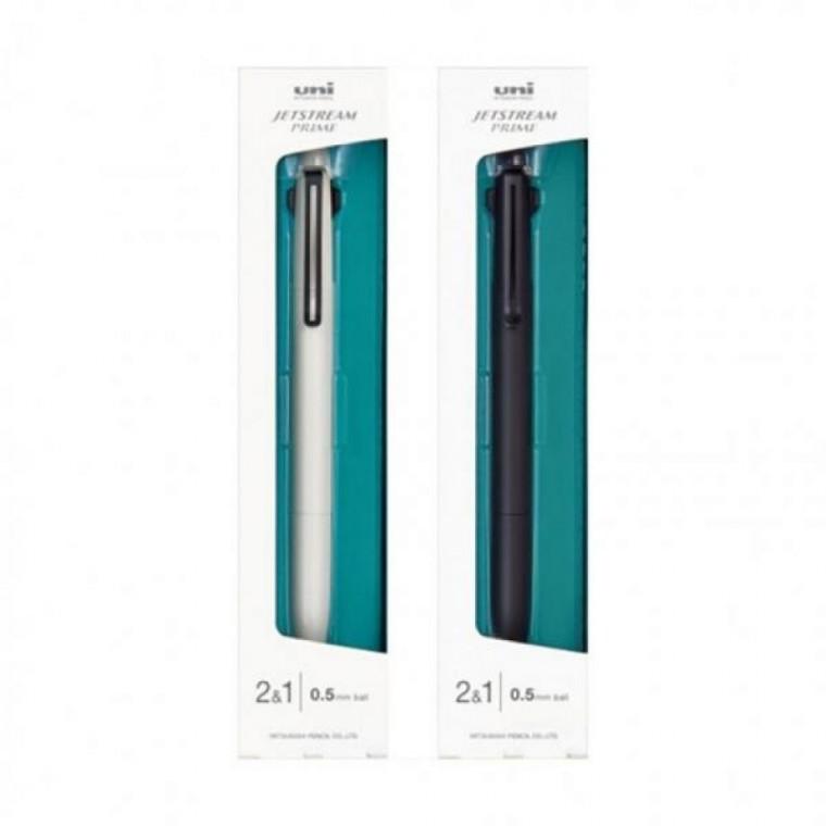 다색볼펜 MSXE3-3300-05 제트스트림 샤프 2+1멀티펜 미쯔비시 프라임 필기구 0.5mm