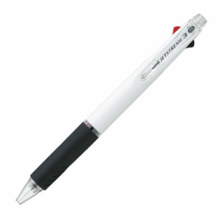 0.5MM 흰색바디 SXE3-400-05 제트스트림 3색볼펜