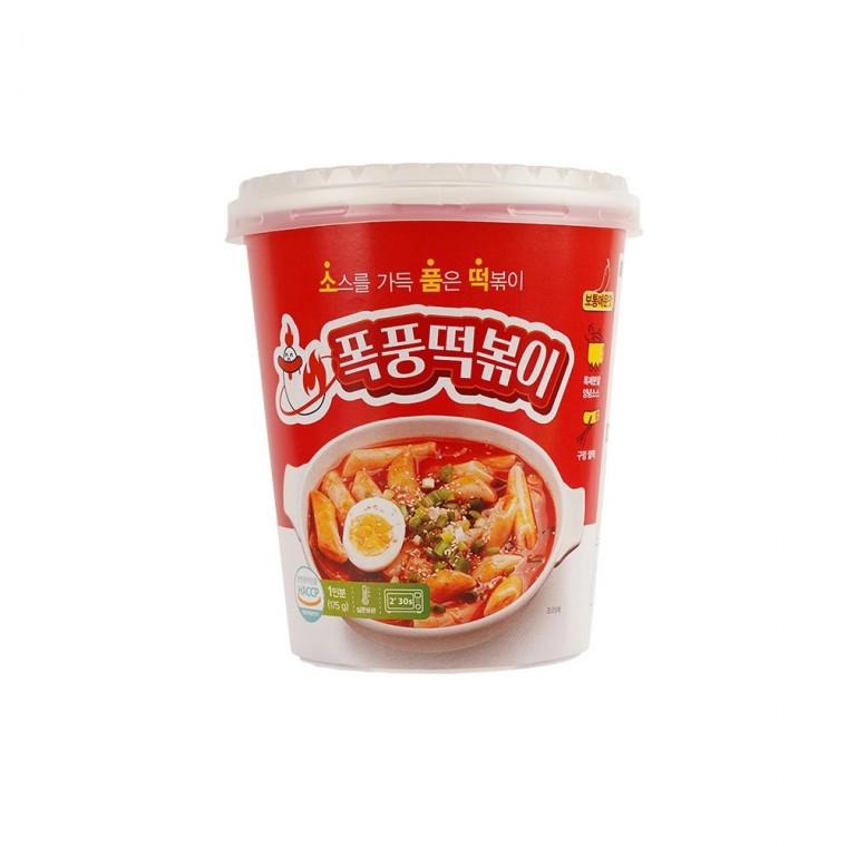 폭풍떡볶이 175g 1개/ 컵떡볶이 쌀떡볶이 컵라면 떡볶이/ 즉석조리식품