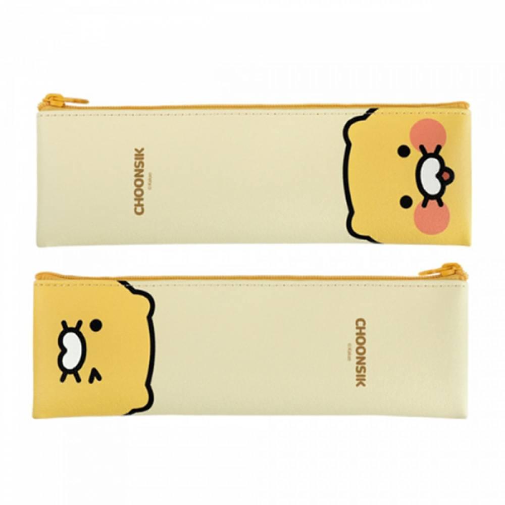 카카오 춘식이 미니 플랫 펜슬케이스 얼굴1p