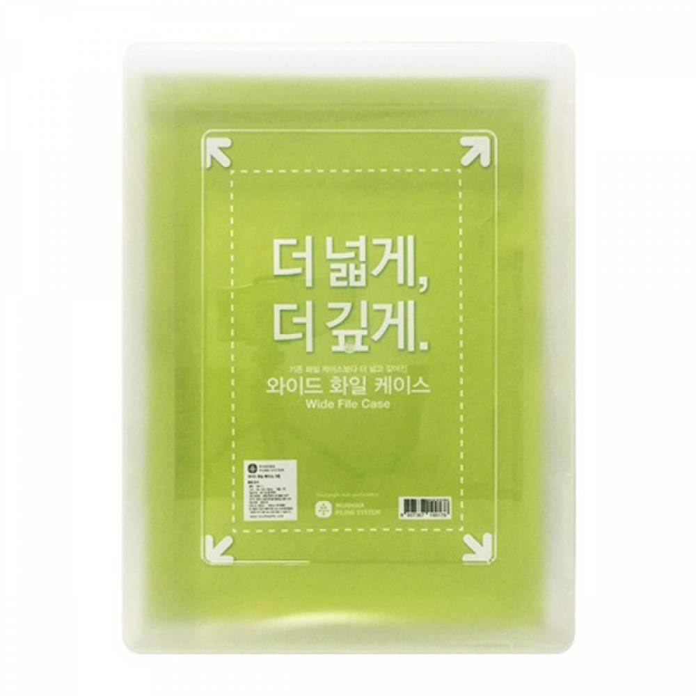 문화 와이드 화일케이스L 대 A4 투명 F991-71