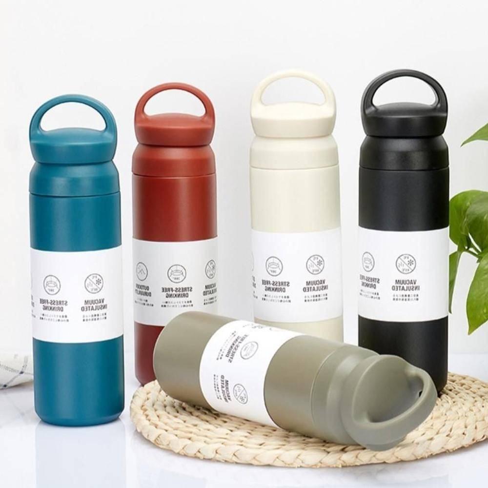 스텐 카페 텀블러 보온 보냉 500ml 304 스테인리스 손잡이
