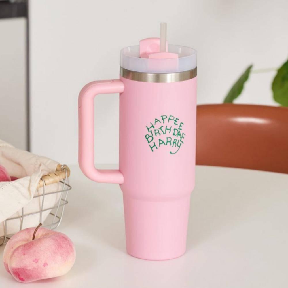 대용량 30oz 텀블러 해피벌스데이 디자인 보온 보냉 스텐 컵 야외용 빨대 텀블러 해리포터