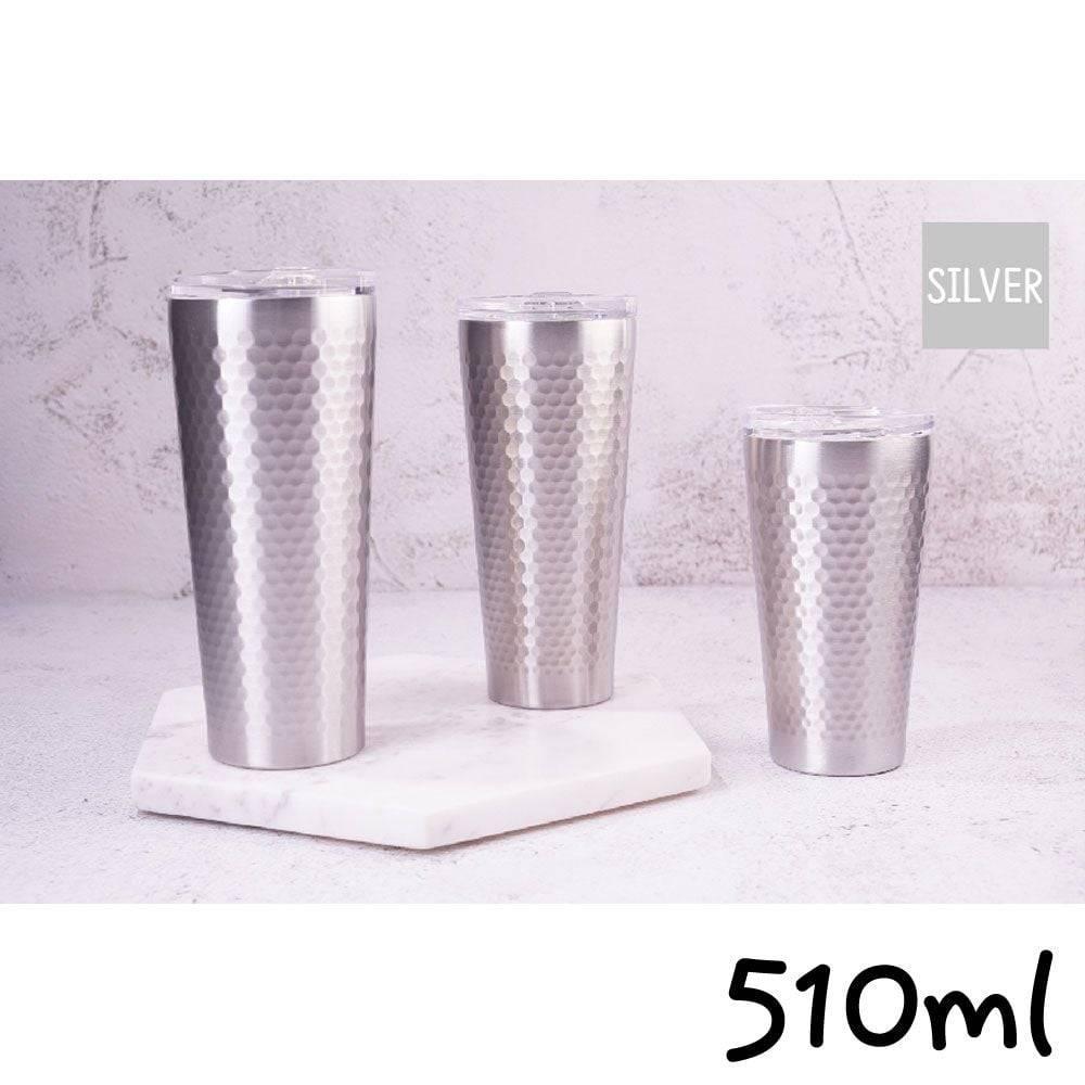 중등 등산 보온 텀블러 입학 스텐 휴대용 실버 보냉 이중진공 초등 510ml 허니