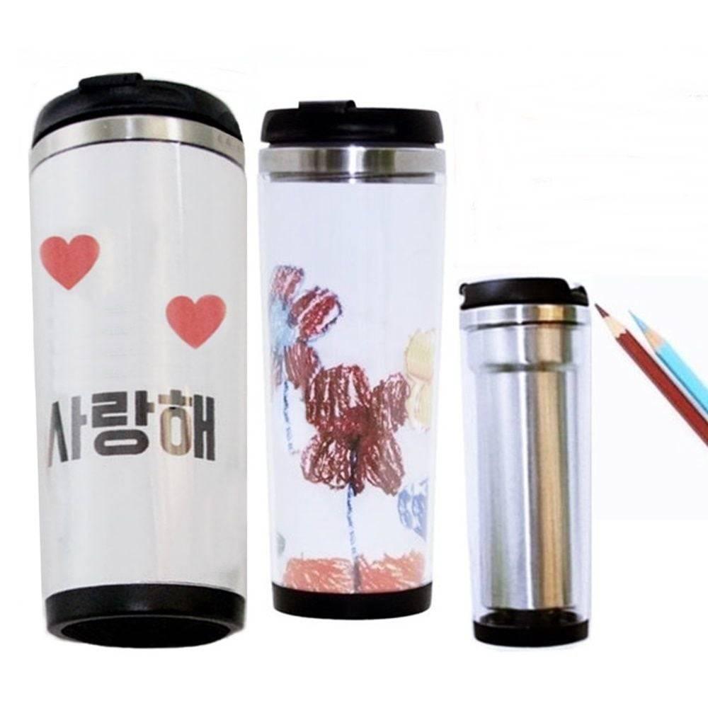초등 DIY 휴대용 스텐레스 등산 입학 중등 텀블러만들기 스텐텀블러꾸미기