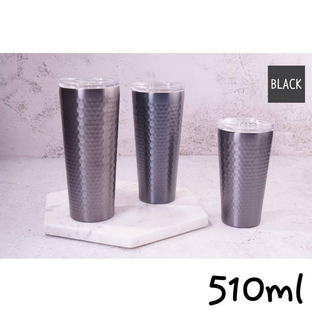 중등 초등  텀블러 허니 입학 보냉 이중진공 스텐 블랙 보온 510ml 등산 휴대용