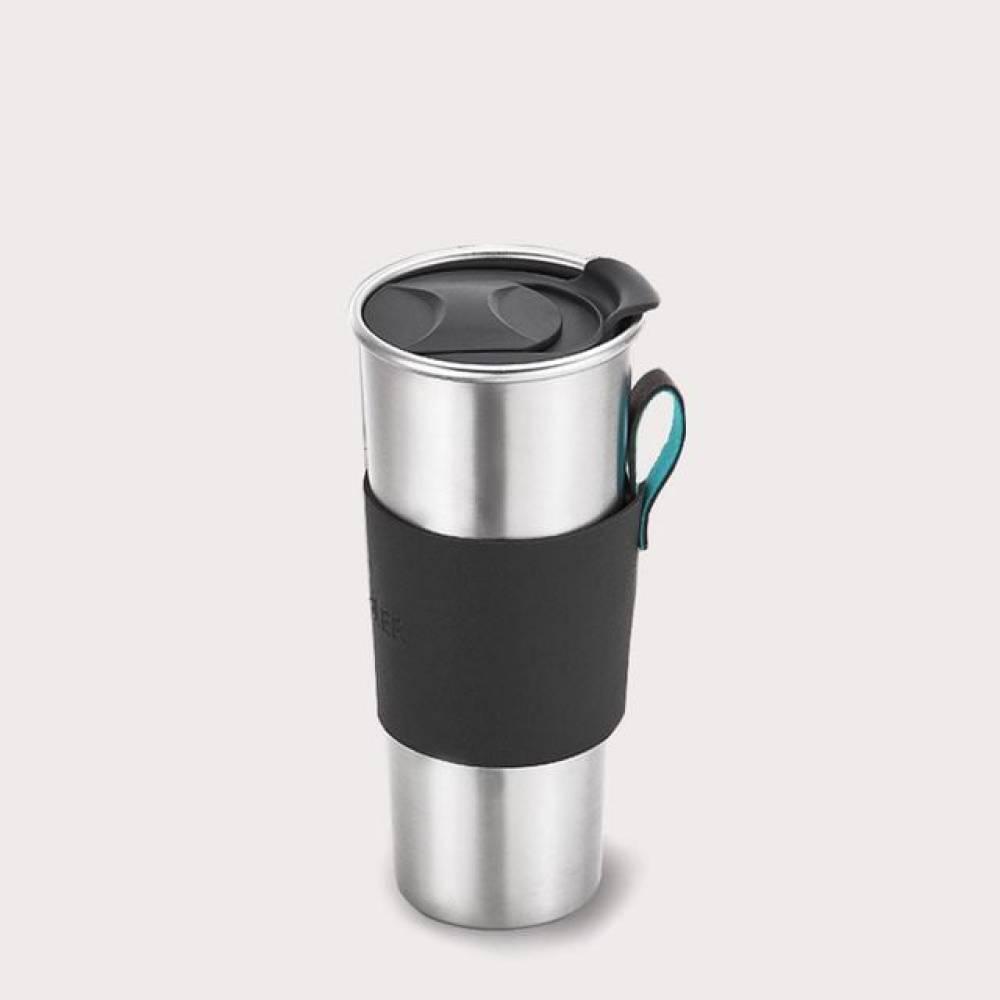 초등 중등 스텐텀블러 등산 입학 460ml 휴대용 텀블러 워터보틀 티 손잡이