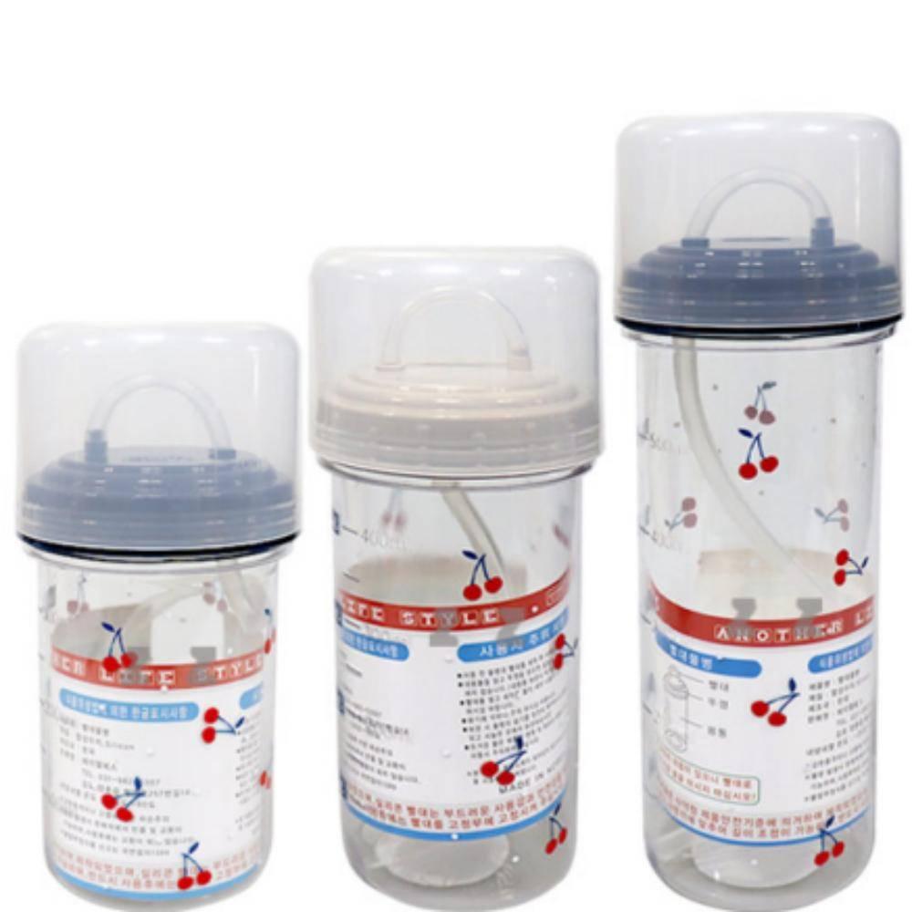 중등 물병 사무실 스포츠물병 물통 텀블러 캠핑 빨대컵 초등 실리콘 400ml 보틀  빨대