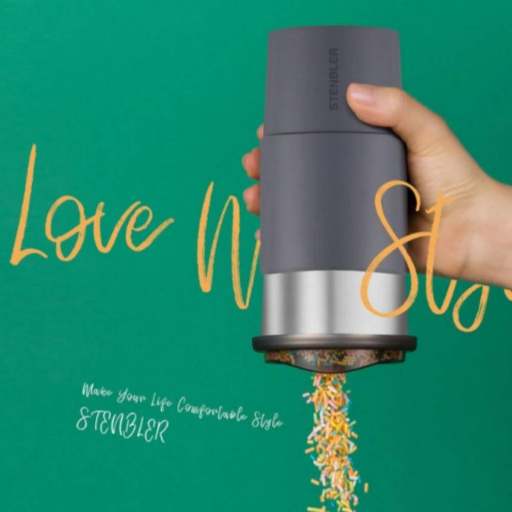 중등 스텐락 모던그레이 물병 물통 보틀 캠핑  초등 사무실 650ml 텀블러 스포츠물병 스텐