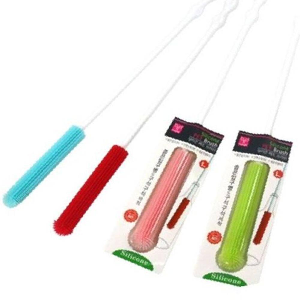 실리콘 41cm 브러쉬 젖병솔 텀블러 설거지솔 L 세척솔