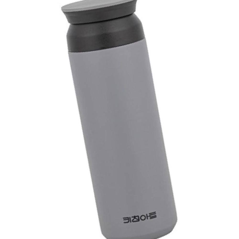 키친아트 스텐 보틀 휴대용 물병 480ml 실버 텀블러
