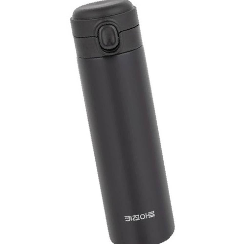 텀블러 500ml 원터치 스텐 보틀 키친아트 블랙 물병